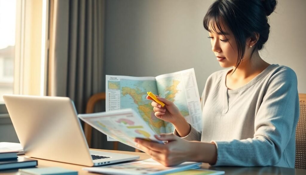 Como montar um roteiro de viagem eficiente