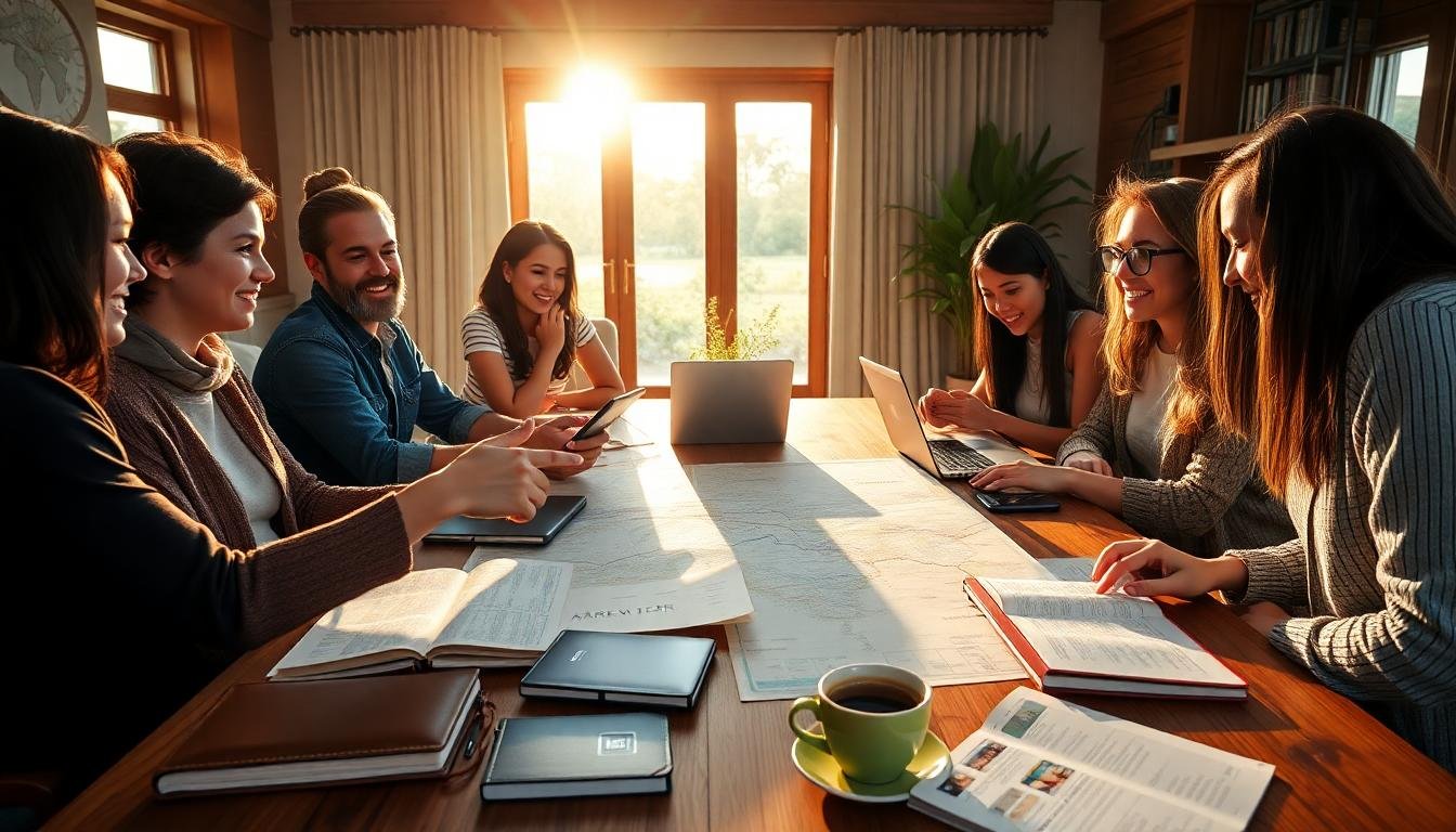 Como organizar viagem de grupo sem estresse: guia prático para planejar em 2025