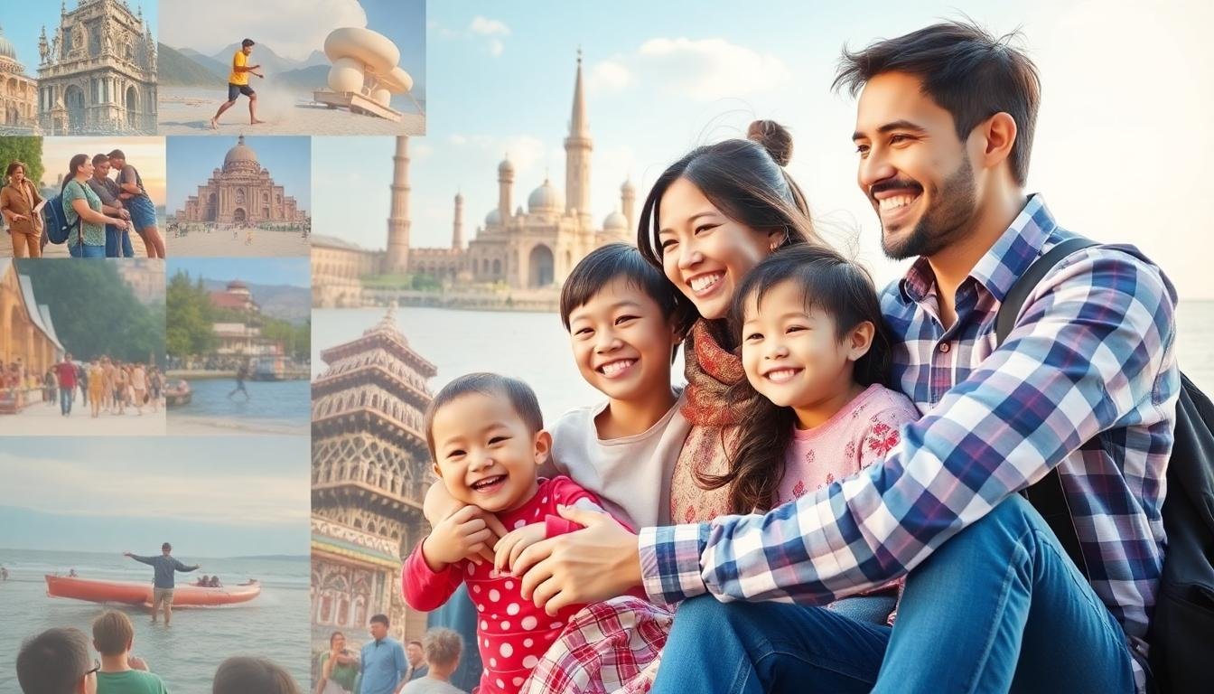 Destinos ideais para férias em família