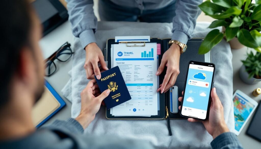 Como organizar documentos antes de viajar