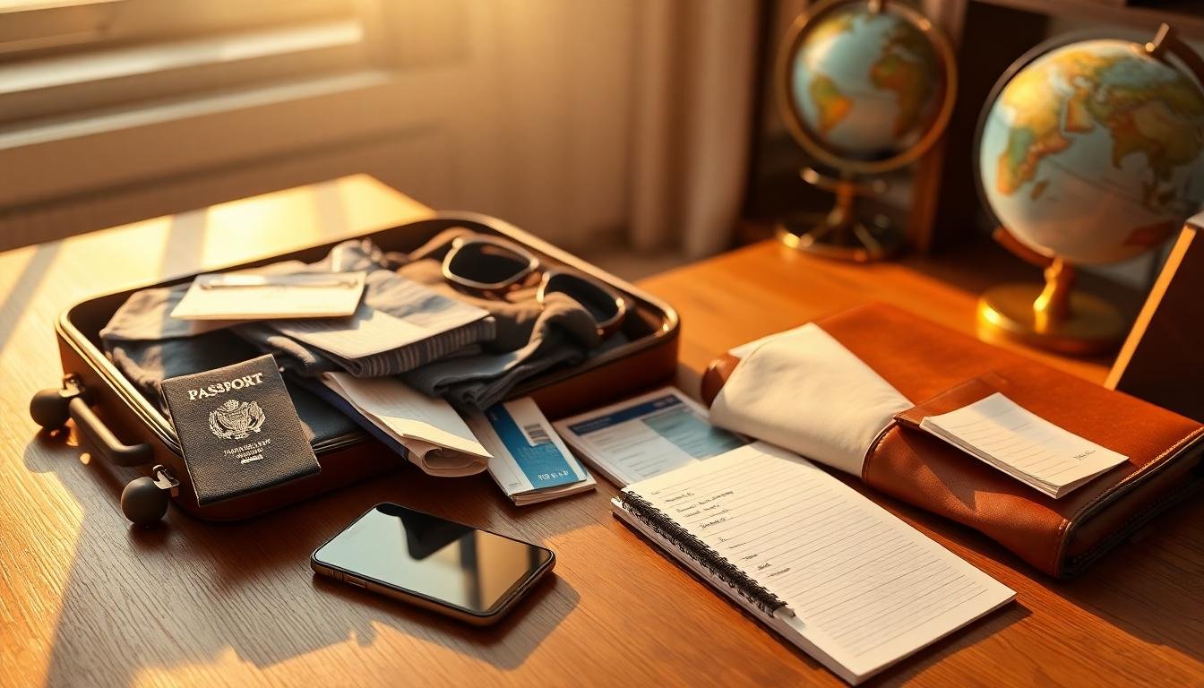 Checklist de pré-viagem completo: tudo que você precisa organizar antes de partir