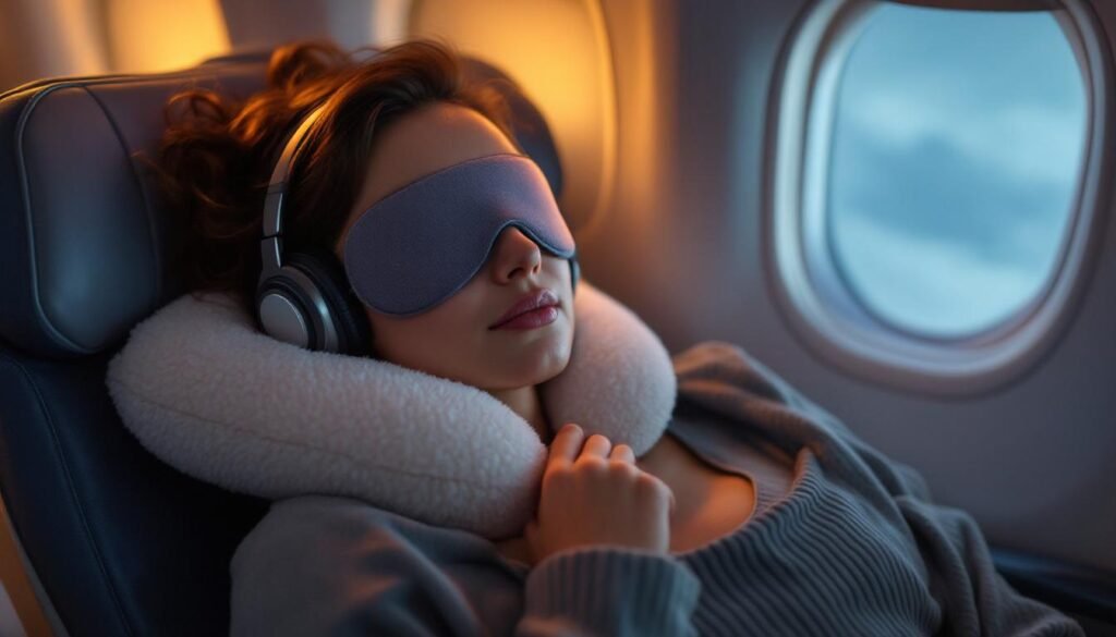 Dicas para dormir melhor durante voos longos